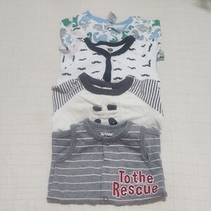 Kidgets Kids One Pieces - Green, White, Gray